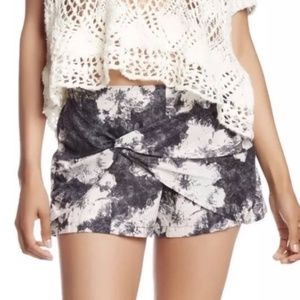 Free People Knotted Cotton Shorts